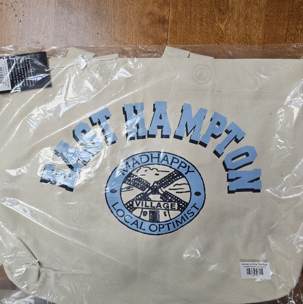NWT | Madhappy | East Hampton Exclusive Wide Tote Bag Canvas